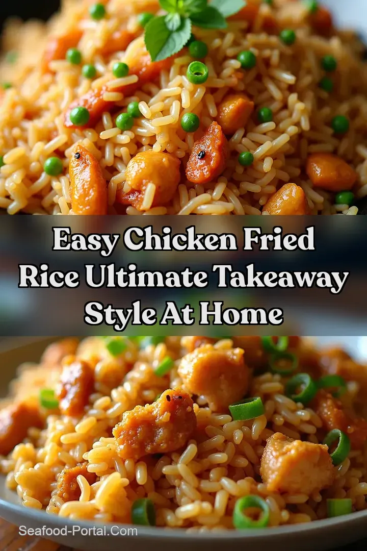 Easy Chicken Fried Rice Ultimate Takeaway Style at Home