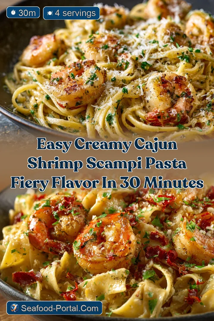 Easy Creamy Cajun Shrimp Scampi Pasta Fiery Flavor in 30 Minutes