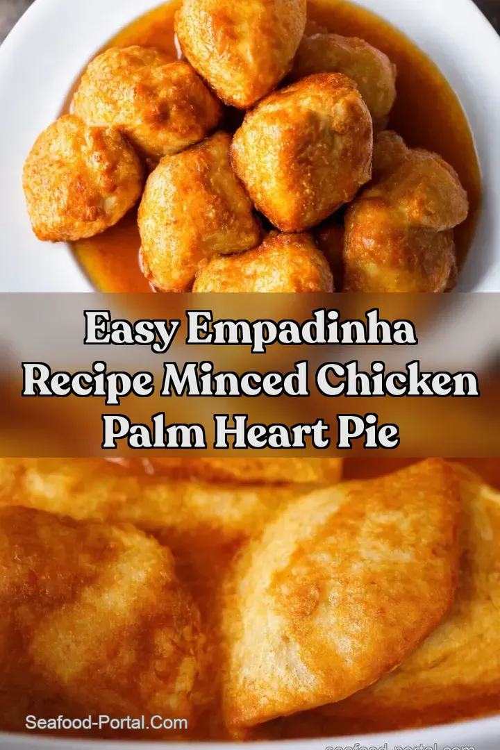 Easy Empadinha Recipe Minced Chicken Palm Heart Pie