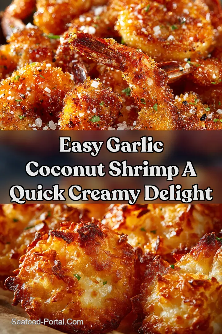 Easy Garlic Coconut Shrimp A Quick Creamy Delight