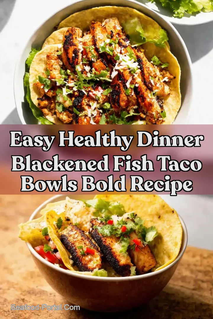 Easy Healthy Dinner Blackened Fish Taco Bowls Bold Recipe