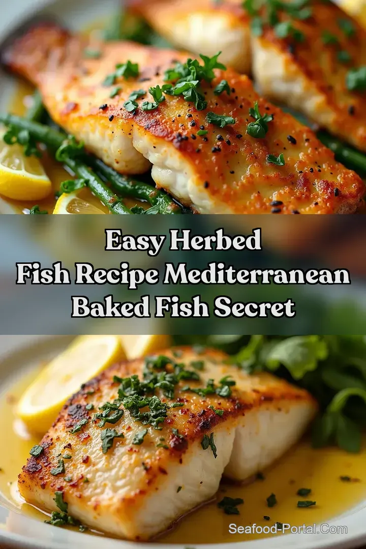 Easy Herbed Fish Recipe Mediterranean Baked Fish Secret