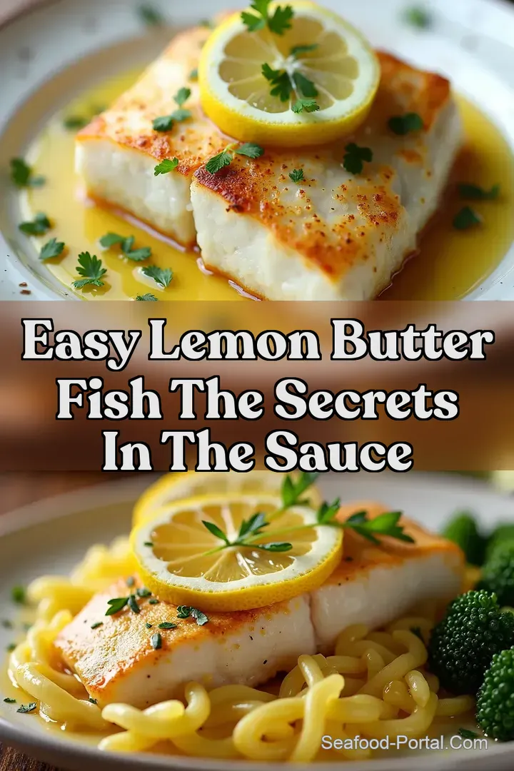 Easy Lemon Butter Fish The Secrets In The Sauce
