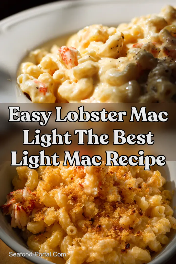 Easy Lobster Mac Light The BEST Light Mac Recipe : PIN FOR LATER Easy Lobster Mac Light The BEST Light Mac Recipe