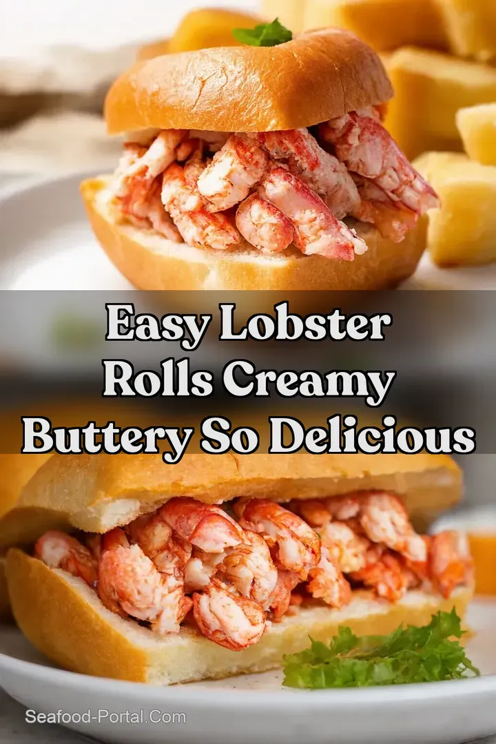 Easy Lobster Rolls Creamy Buttery So Delicious : PIN FOR LATER Easy Lobster Rolls Creamy Buttery So Delicious
