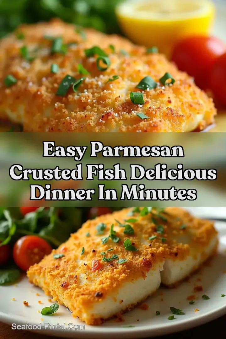 Easy Parmesan Crusted Fish Delicious Dinner in Minutes