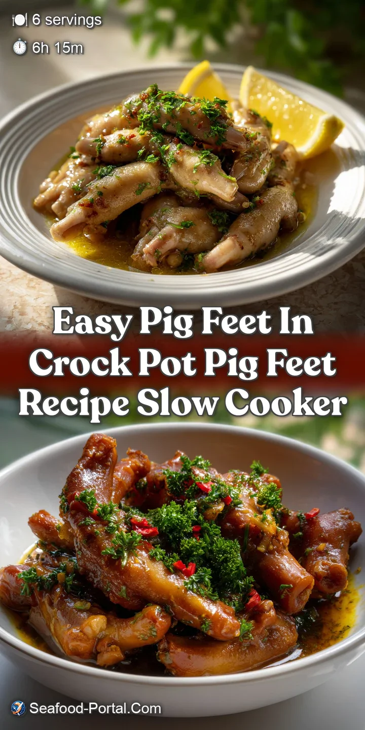 Easy Pig Feet in Crock Pot Pig Feet Recipe Slow Cooker