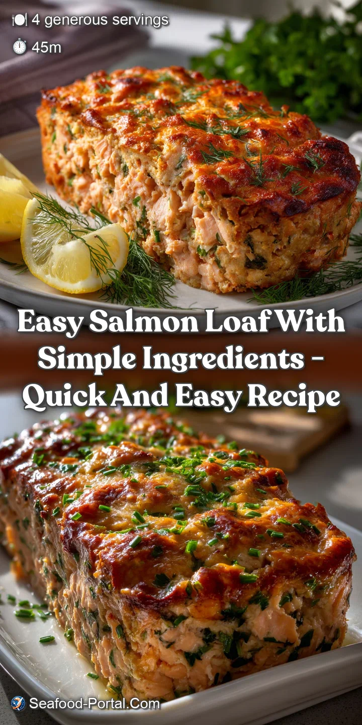 Easy Salmon Loaf with Simple Ingredients - Quick and Easy Recipe