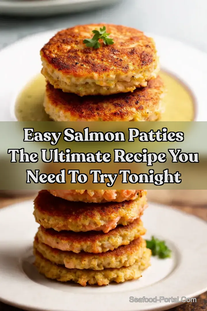 Easy Salmon Patties The Ultimate Recipe You Need To Try Tonight : PIN FOR LATER Easy Salmon Patties The Ultimate Recipe You Need To Try Tonight