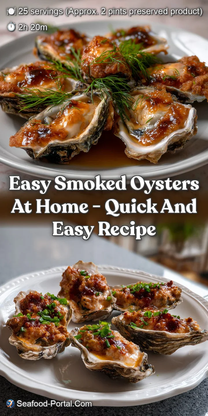 Easy Smoked Oysters at Home - Quick and Easy Recipe