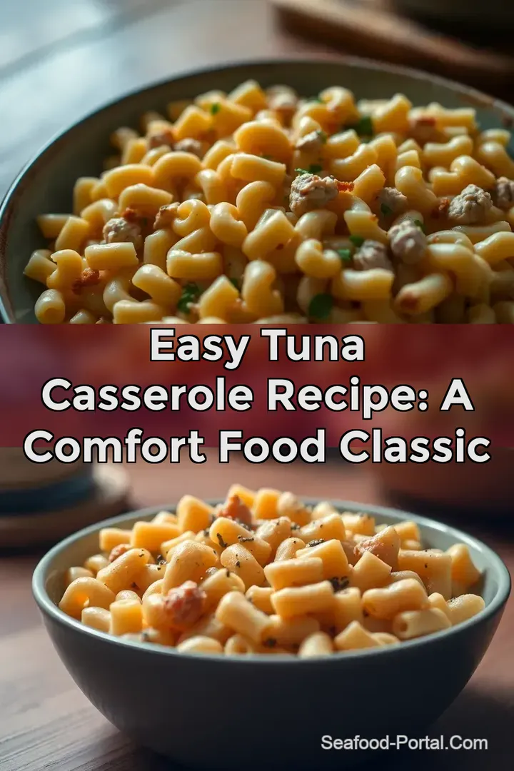 Easy Tuna Casserole Recipe: A Comfort Food Classic