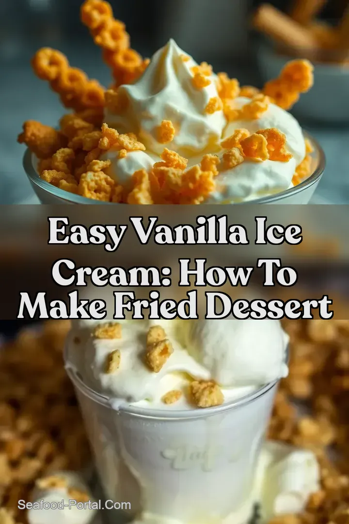 Easy Vanilla Ice Cream: How to Make Fried Dessert