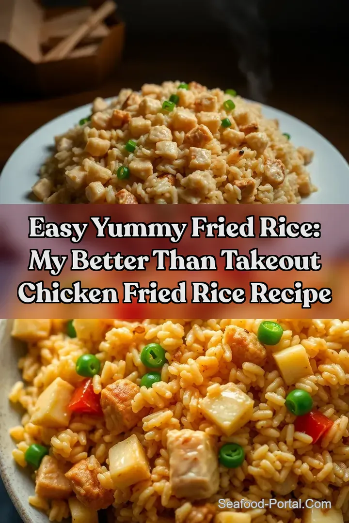 Easy Yummy Fried Rice: My Better Than Takeout Chicken Fried Rice Recipe