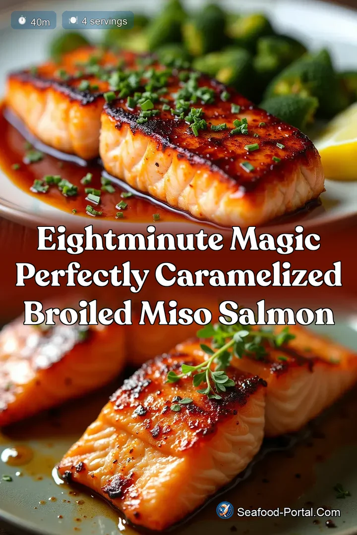EightMinute Magic Perfectly Caramelized Broiled Miso Salmon