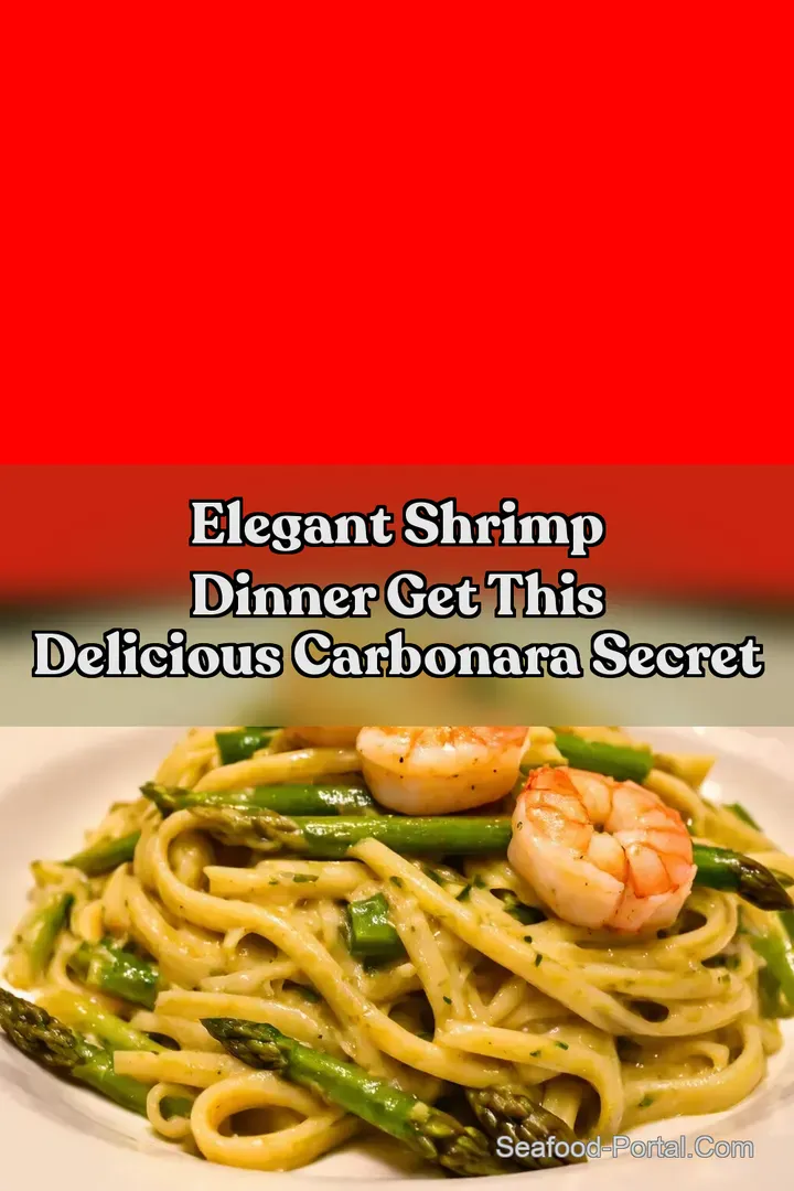 Elegant Shrimp Dinner Get this Delicious Carbonara Secret
