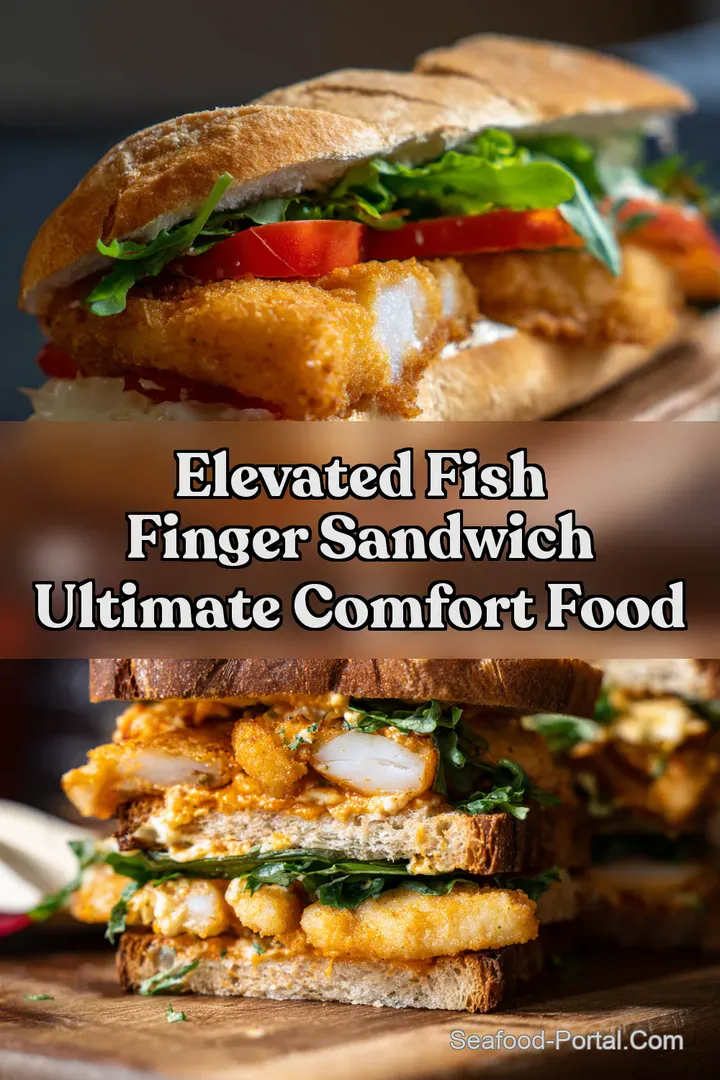 Elevated Fish Finger Sandwich Ultimate Comfort Food : PIN FOR LATER Elevated Fish Finger Sandwich Ultimate Comfort Food
