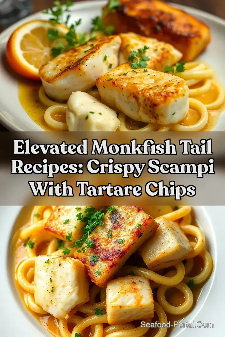 Elevated Monkfish Tail Recipes: Crispy Scampi With Tartare Chips