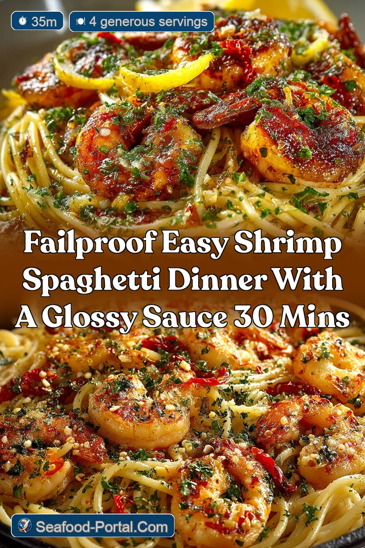 FailProof Easy Shrimp Spaghetti Dinner with a Glossy Sauce 30 Mins