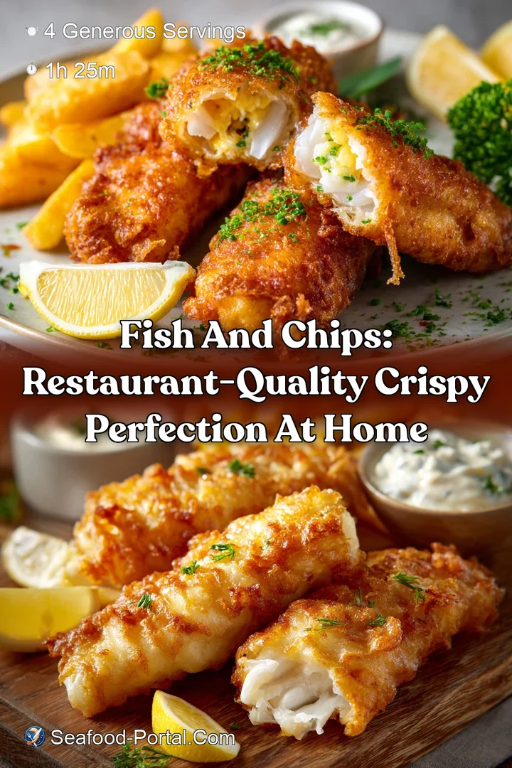 Fish and Chips: Restaurant-Quality Crispy Perfection at Home