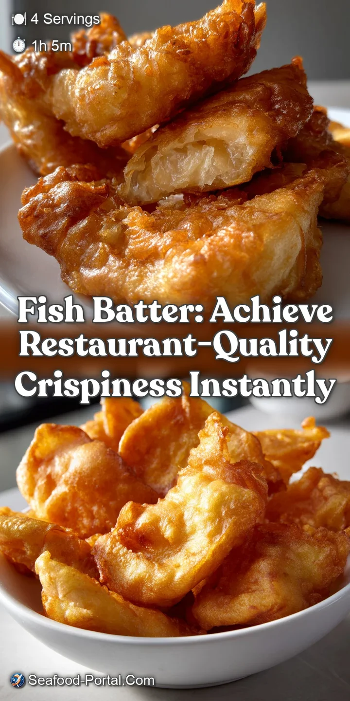 Fish Batter: Achieve Restaurant-Quality Crispiness Instantly
