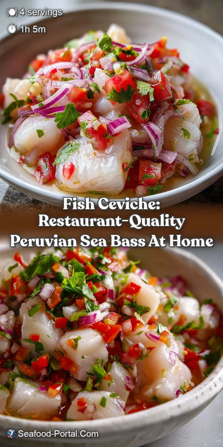 Fish Ceviche: Restaurant-Quality Peruvian Sea Bass at Home