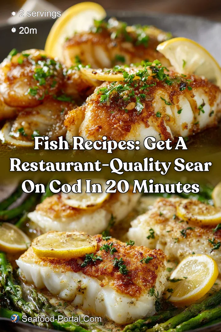 Fish Recipes: Get a Restaurant-Quality Sear on Cod in 20 Minutes