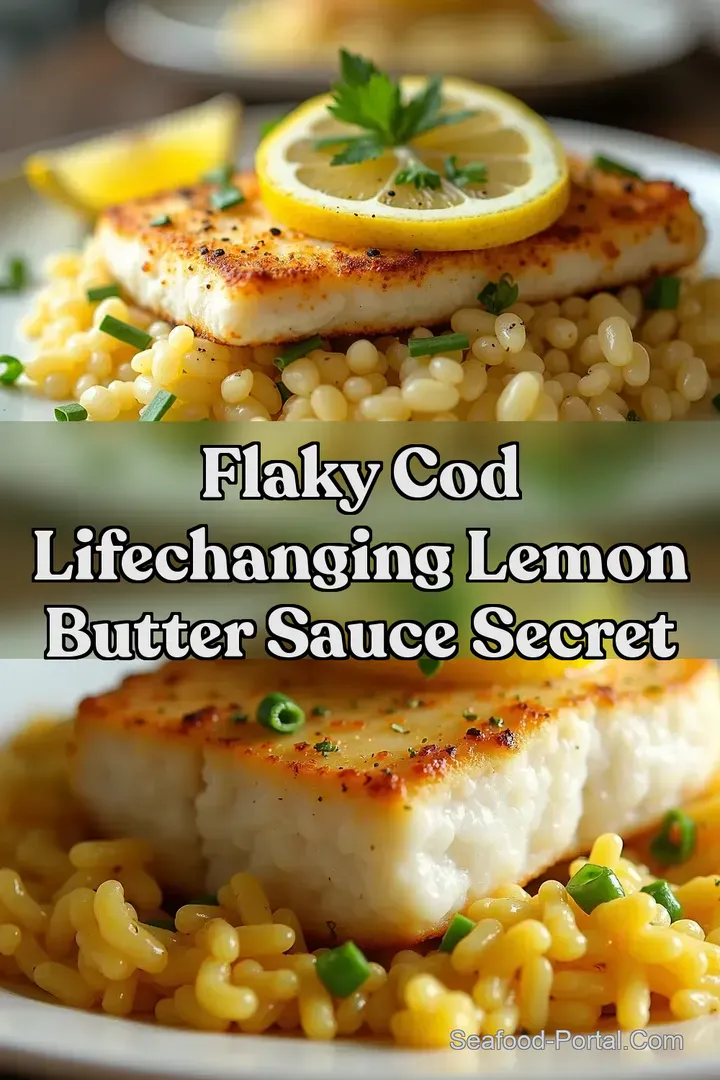 Flaky Cod LifeChanging Lemon Butter Sauce Secret