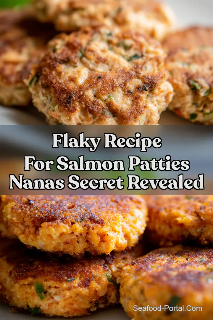 Flaky recipe for salmon patties Nanas Secret Revealed : PIN FOR LATER Flaky recipe for salmon patties Nanas Secret Revealed