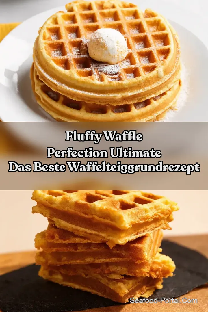 Fluffy Waffle Perfection Ultimate Das beste WaffelteigGrundrezept