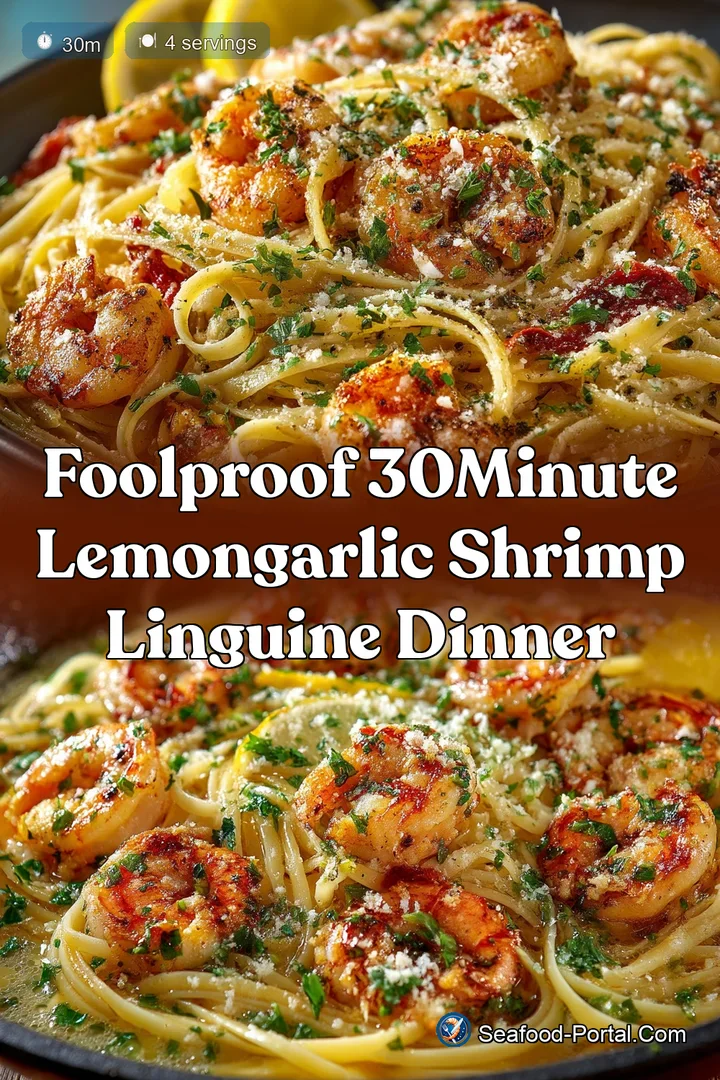 Foolproof 30Minute LemonGarlic Shrimp Linguine Dinner