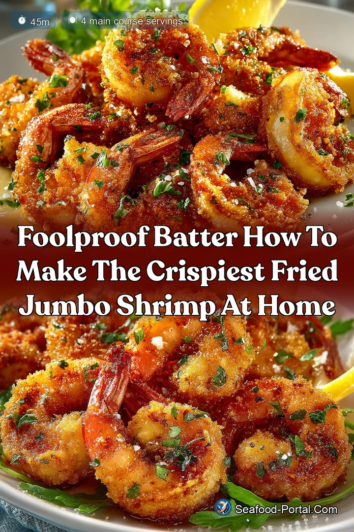 Foolproof Batter How to make the crispiest Fried Jumbo Shrimp at home