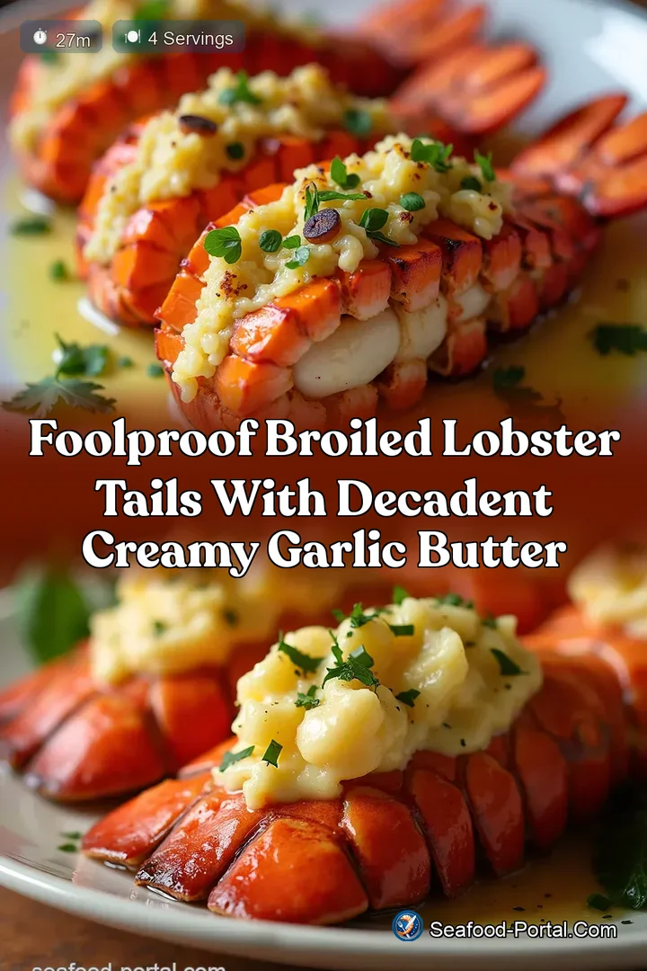 Foolproof Broiled Lobster Tails with Decadent Creamy Garlic Butter