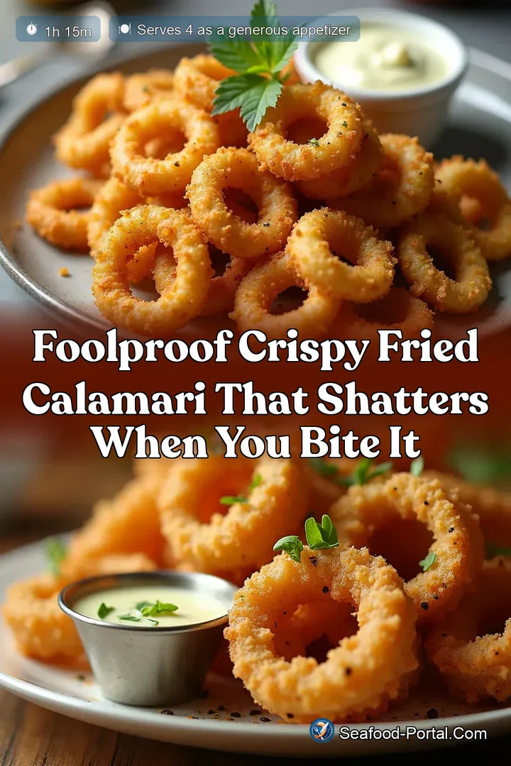 Foolproof Crispy Fried Calamari That Shatters When You Bite It