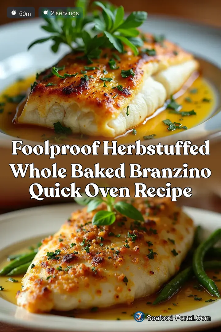 Foolproof HerbStuffed Whole Baked Branzino Quick Oven Recipe