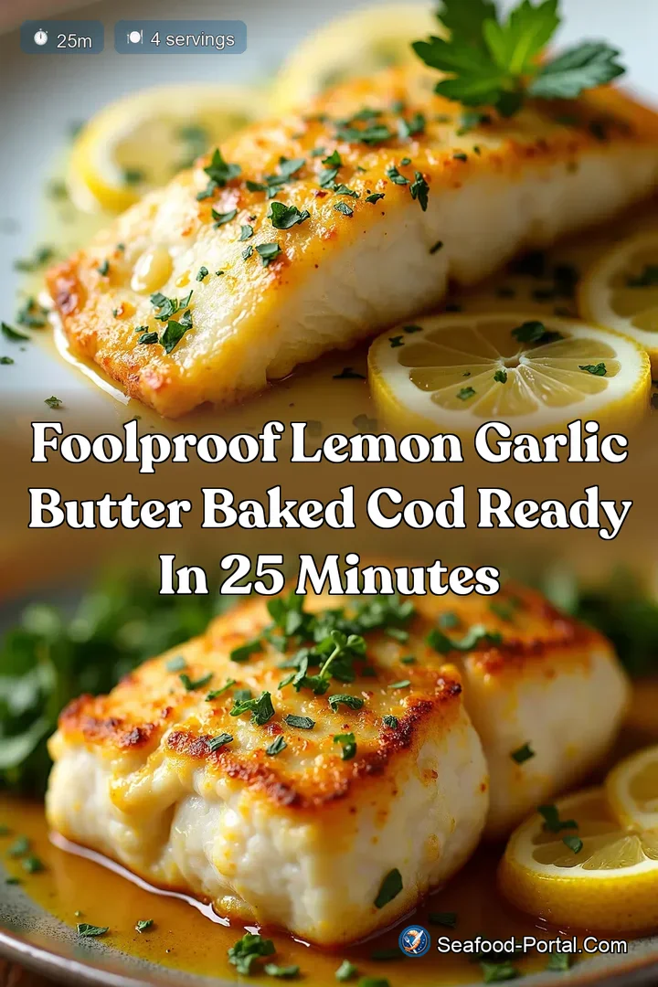 Foolproof Lemon Garlic Butter Baked Cod Ready in 25 Minutes