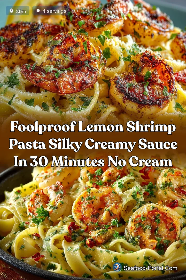 Foolproof Lemon Shrimp Pasta Silky Creamy Sauce in 30 Minutes No Cream
