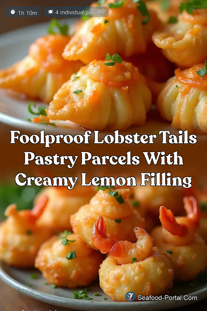 Foolproof Lobster Tails Pastry Parcels with Creamy Lemon Filling