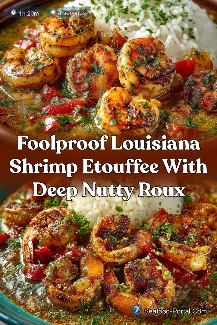 Foolproof Louisiana Shrimp Etouffee with Deep Nutty Roux