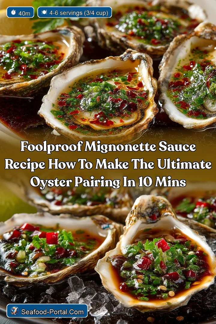 Foolproof Mignonette Sauce Recipe How to Make the Ultimate Oyster Pairing in 10 Mins