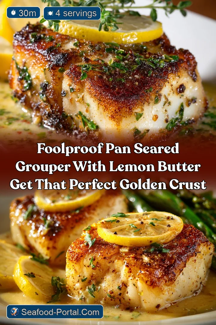 Foolproof Pan Seared Grouper with Lemon Butter Get That Perfect Golden Crust