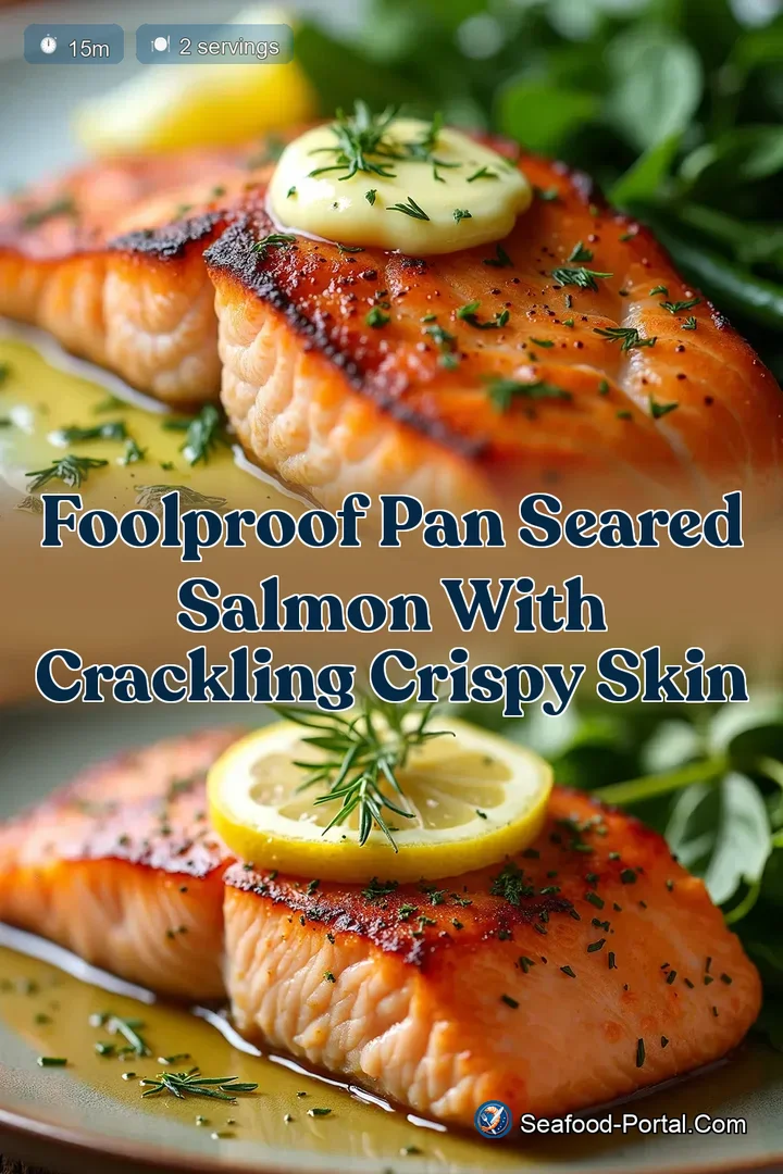 Foolproof Pan Seared Salmon with Crackling Crispy Skin