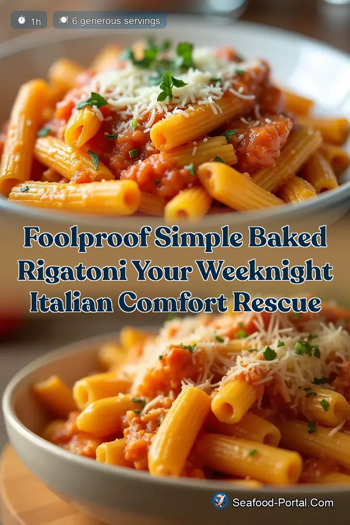 Foolproof Simple Baked Rigatoni Your Weeknight Italian Comfort Rescue