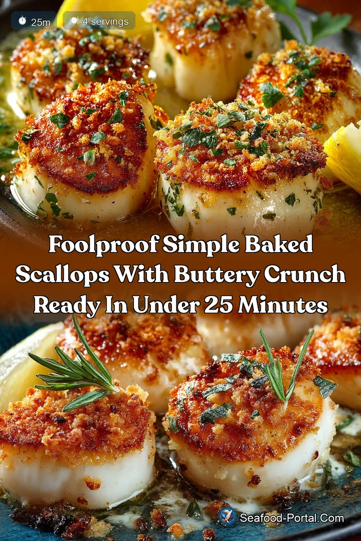 Foolproof Simple Baked Scallops with Buttery Crunch Ready in Under 25 Minutes