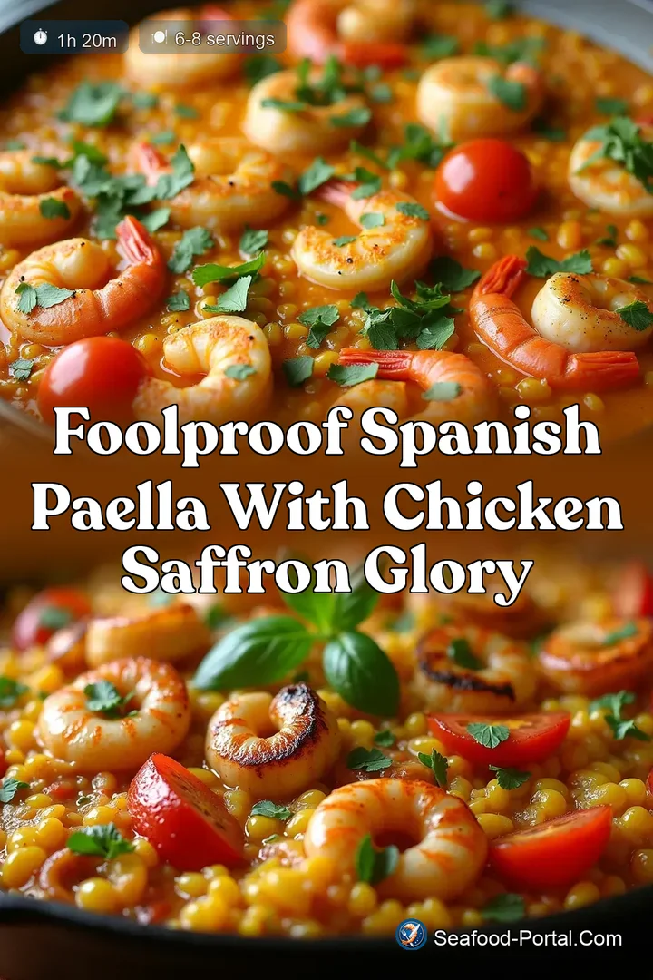 Foolproof Spanish Paella with Chicken Saffron Glory