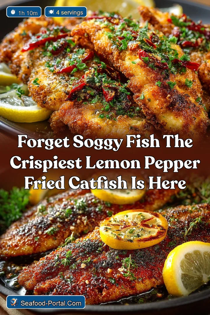 Forget soggy fish The Crispiest Lemon Pepper Fried Catfish is here