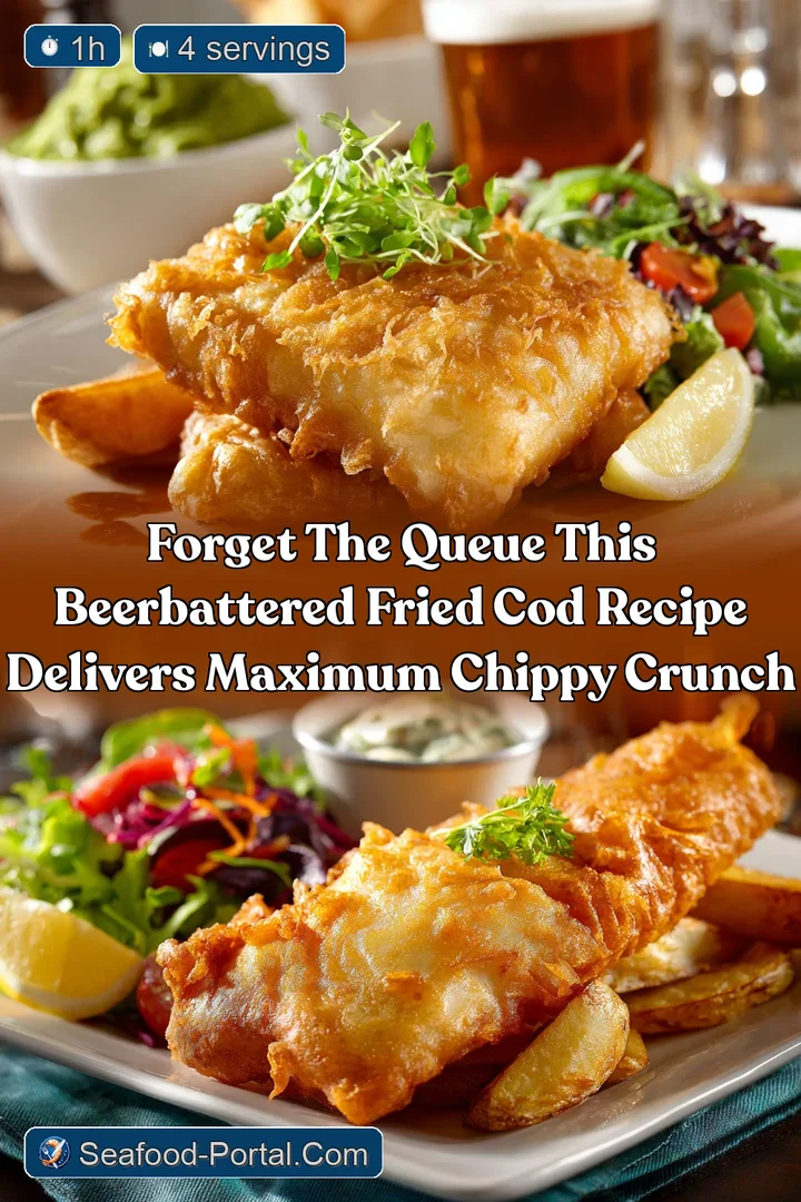 Forget the Queue This BeerBattered Fried Cod Recipe Delivers Maximum Chippy Crunch