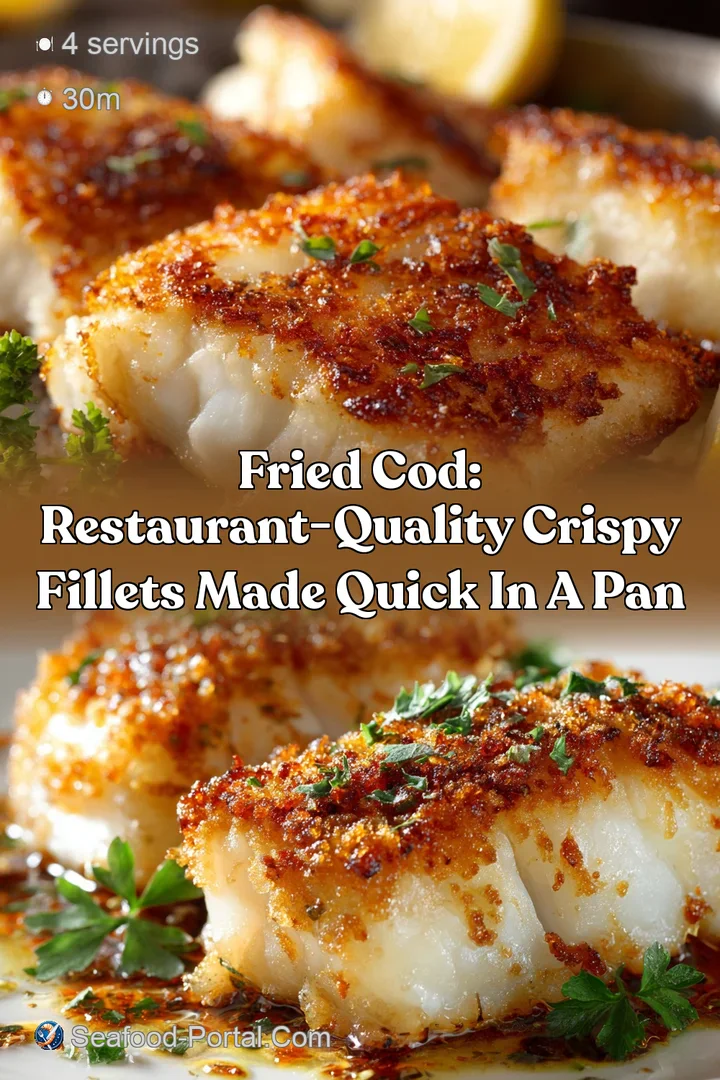 Fried Cod: Restaurant-Quality Crispy Fillets Made Quick in a Pan