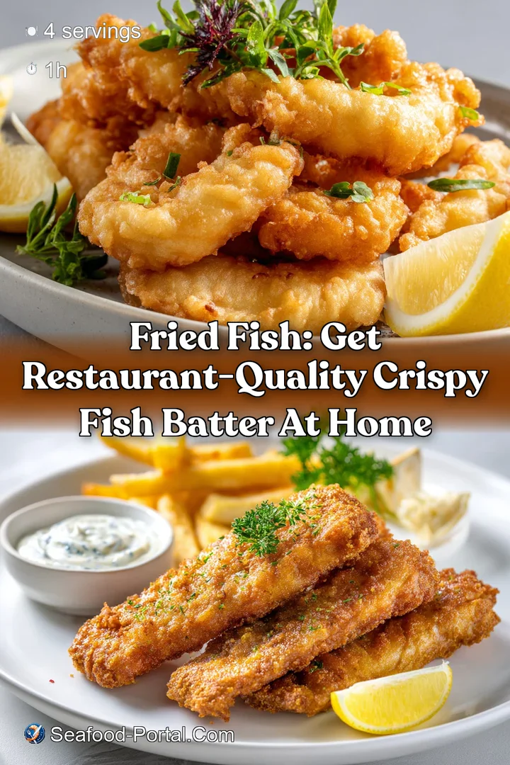 Fried Fish: Get Restaurant-Quality Crispy Fish Batter at Home