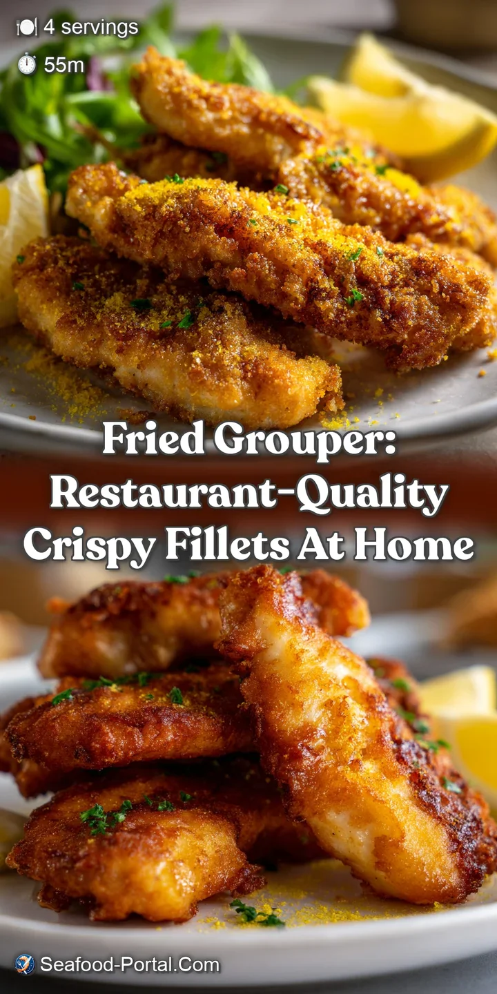 Fried Grouper: Restaurant-Quality Crispy Fillets at Home
