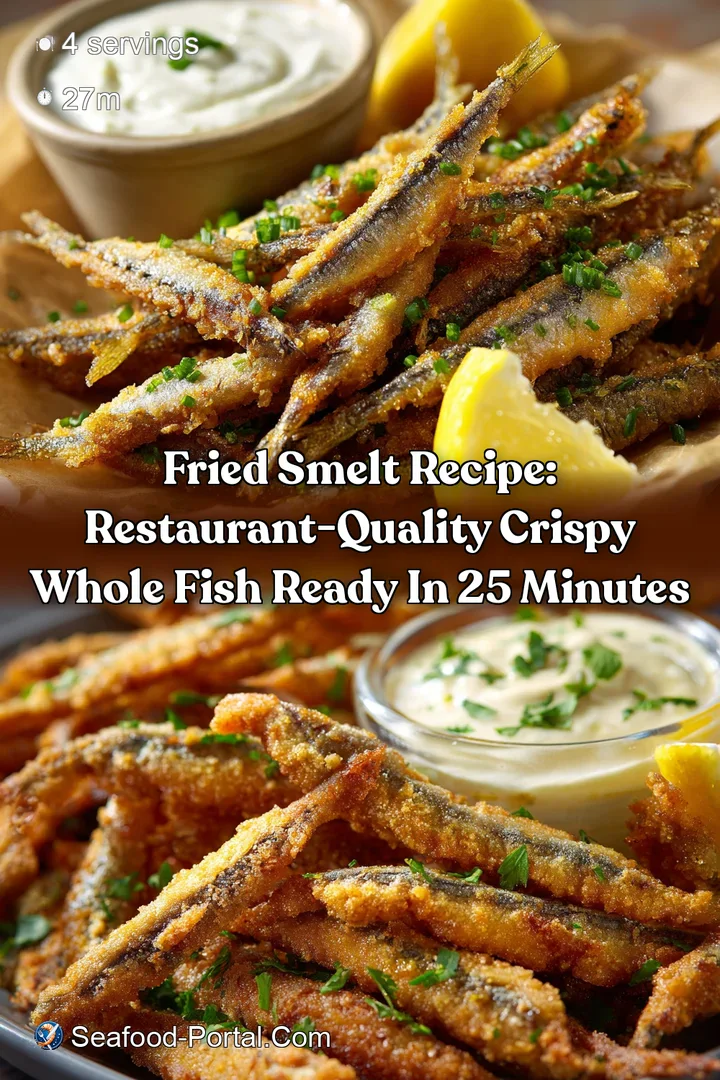 Fried Smelt Recipe: Restaurant-Quality Crispy Whole Fish Ready in 25 Minutes
